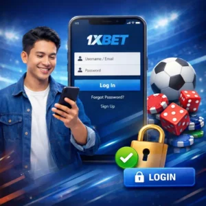 1xBet Login melalui Aplikasi Mobile